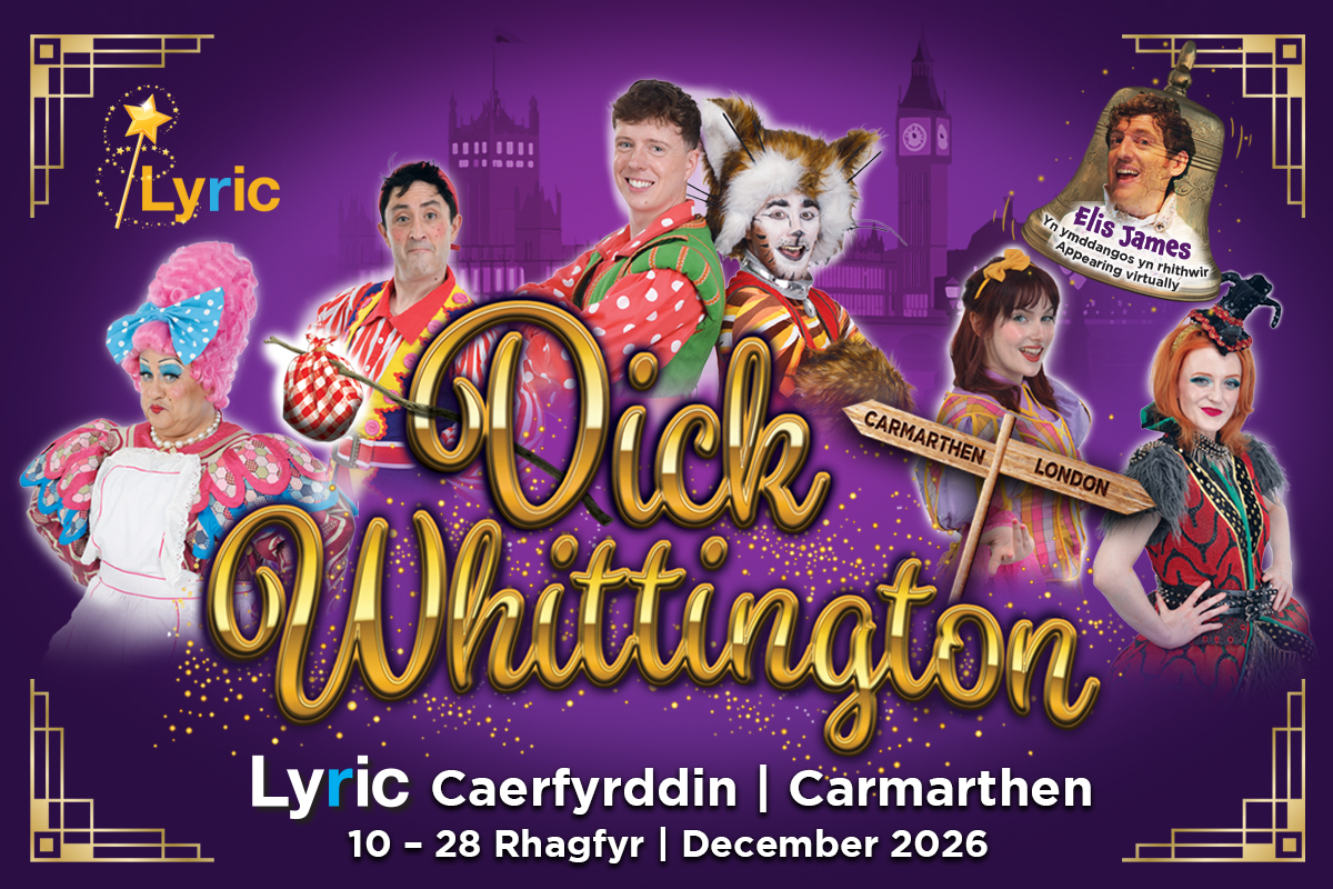 Cast Announced for Carmarthen's Lyric Theatre Pantomime Dick Whittington